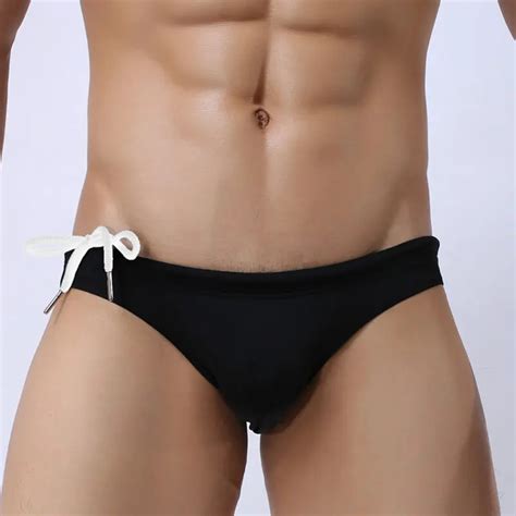 Brave Person Mens Swim Briefs Sexy Men Swimwear Gay Male Swimming