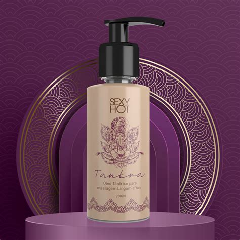 Óleo Tântrico para Massagem Lingam e Yoni Sexy Hot 200ml Exclusiva