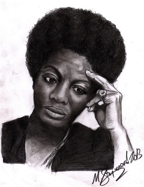 Portrait of Nina Simone by CarpathianLord on DeviantArt