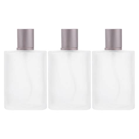 3pcs Frosted Glass Bottles Perfume Spray Bottles Perfume Packing Bottles