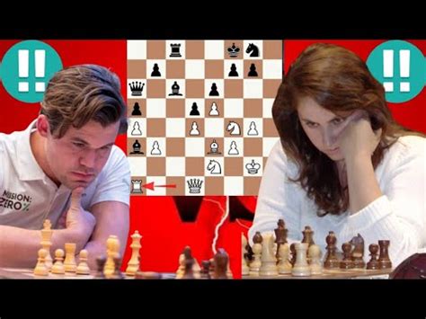 Vivid Chess Game 4 Judit Polgar Vs Magnus Carlsen 7 YouTube