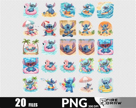 Stitch Pool Party Png - Stitch Pool Party PNG Bundle: Summer Beach Digital Download - Etsy