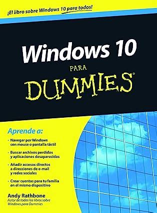 Libro Windows Para Dummies Por Andy Rathbonedescargar Libros