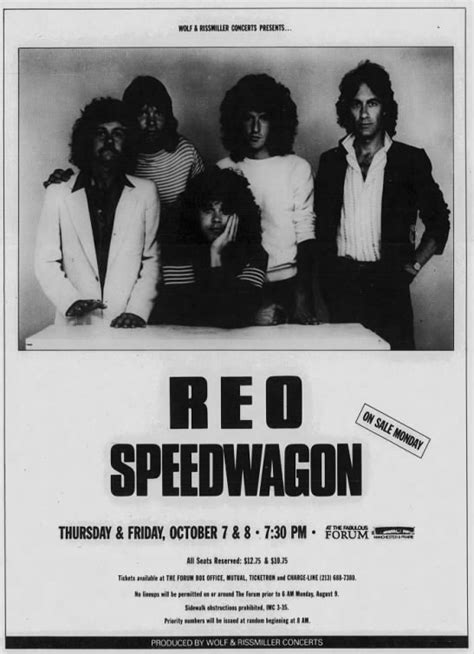 Reo Speedwagons Concert And Tour History Concert Archives