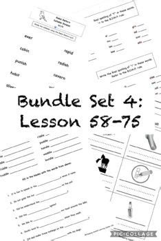 Printable Syllable Division Worksheet Packages Artofit