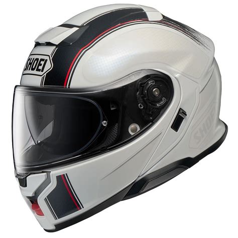 Shoei Neotec 3 Motorcycle Helmet Satori TC6 White Black