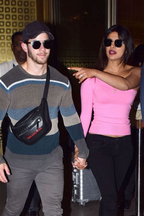 Priyanka Chopra And Nick Jonas Arrives At Airport In Mumbai 12122018