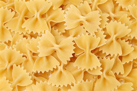 Uncooked Bow Tie Pasta Farfalle Stock Photo Jianghongyan