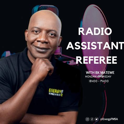 Energy FM SA 105 8FM On Twitter Tune Into RadioAssistantReferee With