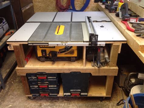 Workbench Plans With Built In Table Saw Bargain ~ Bench For Storage