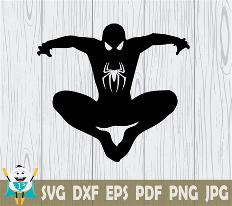 Spiderman Svg Spiderman Silhouette Spiderman Svg Files Spider Man