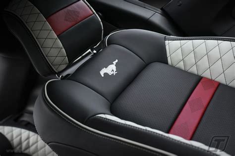 Ford Mustang bespoke leather interior | Bespoke cars, American racing ...