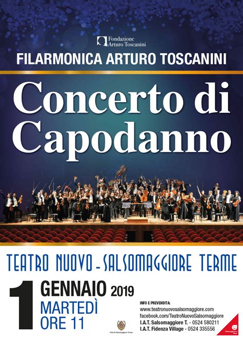 Filarmonica Arturo Toscanini Concerto Di Capodanno Teatro Nuovo