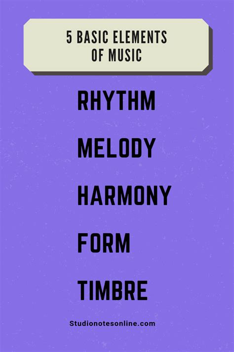 Basic Music Theory Skills Are Developed Through These Five Basic