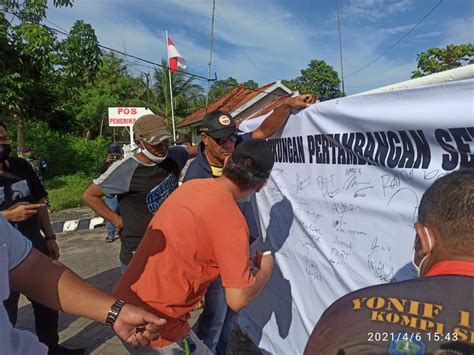 Gelar Petisi Puluhan Ormas Bersama Lsm Dan Masyarakat Se Bangka Dukung