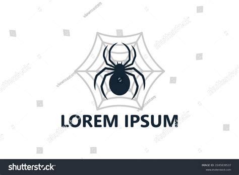 Spider Web Logo Template Design Vector Stock Vector (Royalty Free ...