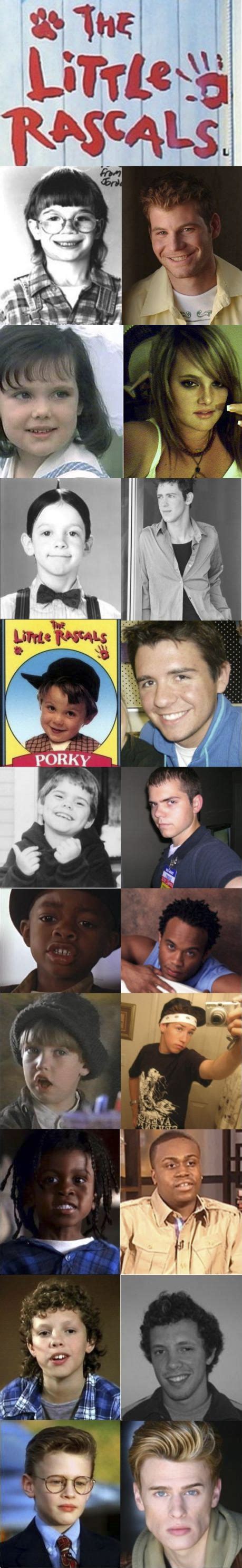 The Little Rascals All Grown Up Then And Now