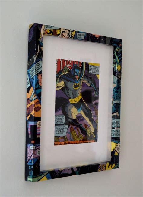 Batman art decoupage frame DC | Crafts, Batman art, Art