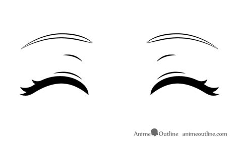 How To Draw Happy Anime Or Manga Eyes Animeoutline