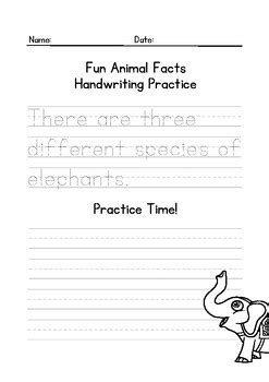 Fun Animal Facts by professional designer | TPT