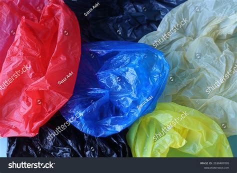 Plastic Bags Different Colors Background Textures Stock Photo ...