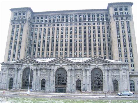 Michigan Central Station - An Abandoned Train Station In Detroit