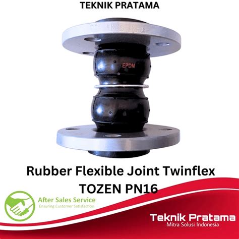 Jual Rubber Flexible Joint Twinflex Tozen Pn Size Inch