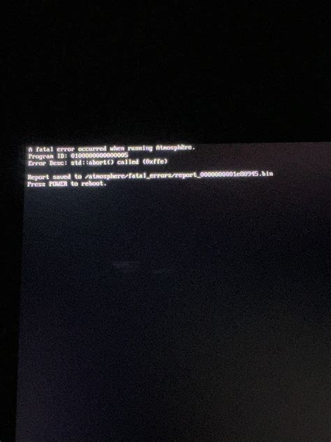 Got A Random Error Code On My Switch Need Help R Switchpirates