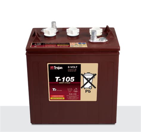 Trojan T 105 Deep Cycle Flooded Batteries Simeri In English