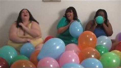 Tiffany Camile And Rikki S Balloon Pop Part LOW RESOLUTION BBW Vixens With Rikki Waters