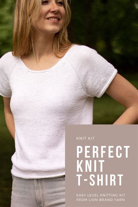 Perfect T Shirt Knitting Pattern Originally Lovely Knitting Easy