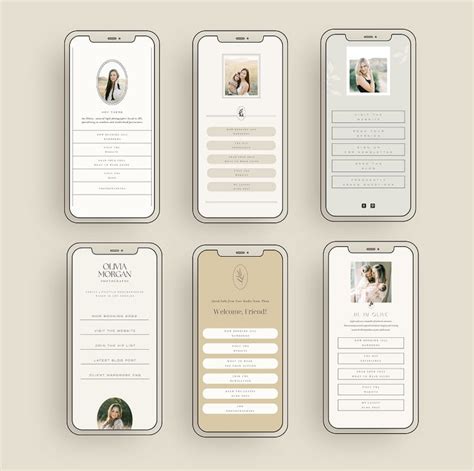 Canva Only Ig Bio Link Templates Vol Oh Snap Boutique