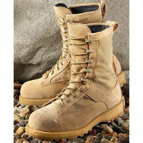 Men S U S Mil Issue GORE TEX Combat Boots Desert Tan 189257