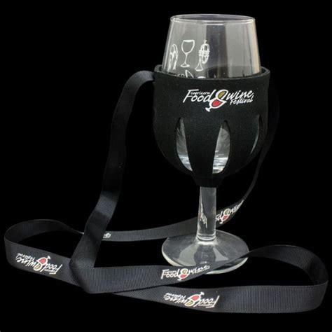 Custom Wine Glass Lanyards Printed Wine Glass Lanyards