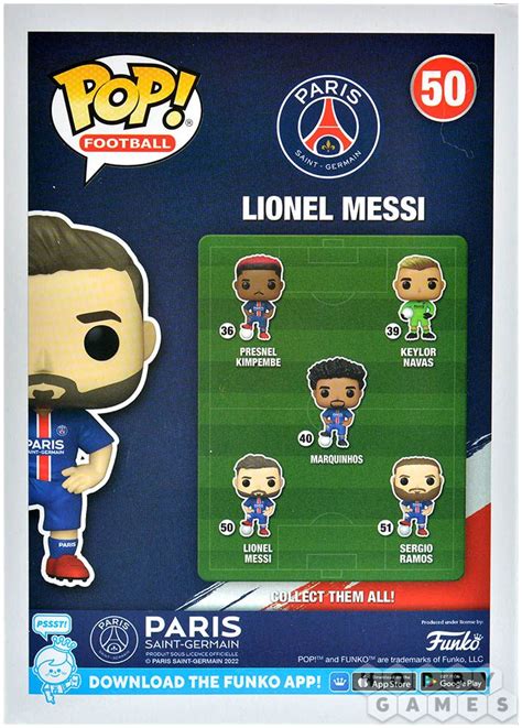 Фигурка Funko POP Football Paris Saint Germain Lionel Messi 50