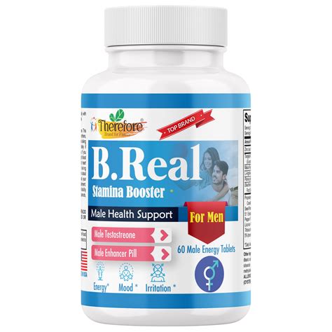 B Real Testosterone Booster Muscle Growth Libido Booster For Men