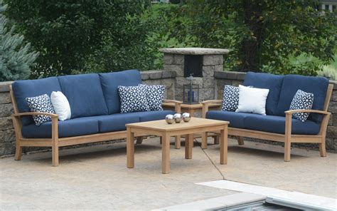 Teak Deep Seating Patio Furniture: Outdoor Sectionals & Sets