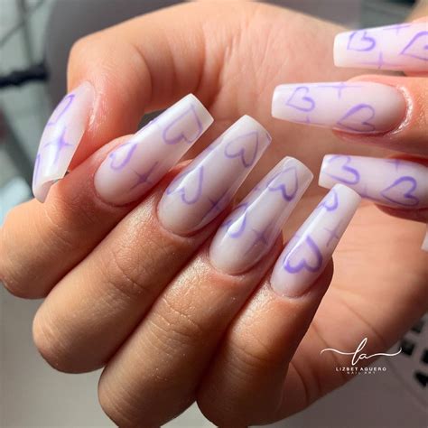 Purple Acrylic Nails Classy Acrylic Nails Cute Gel Nails Acrylic