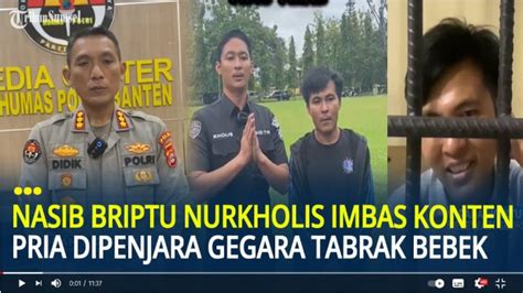 Bercanda Dalih Briptu Nurkholis Usai Bikin Konten Tabrak Bebek Ganti