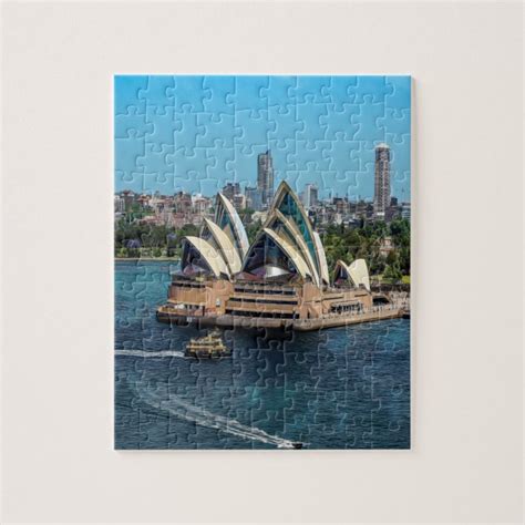 Sydney Opera House Panorama Jigsaw Puzzle Zazzle