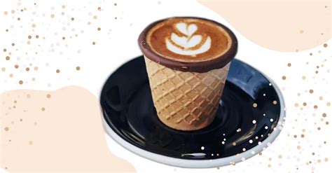 Funky Edible Coffee Cups: 4 Sustainable Treats