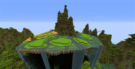 Floating island near completion. : r/Minecraft