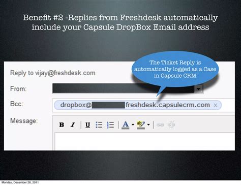 Freshdesk integration with Capsule Crm | PPT