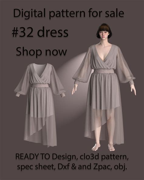 32 Dress Clo3d Pattern For Women Apparel Solutions