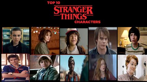 My Top 10 Favorite Stranger Things Characters by SmoothCriminalGirl16 on DeviantArt