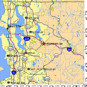 Issaquah, Washington (WA) ~ population data, races, housing & economy