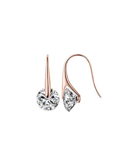 Enriched With Crystals From Swarovski These Luminous Earrings