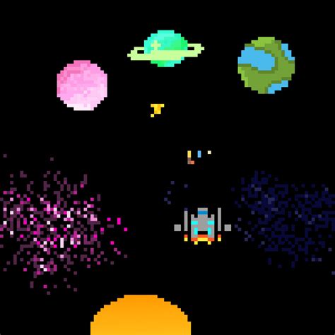 Pixilart Space By Jack PIXEL ART