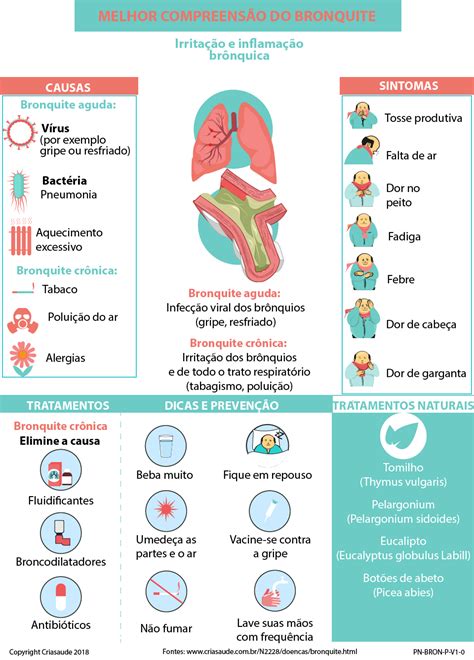 Bronquite Causas Sintomas Tratamentos Criasaude