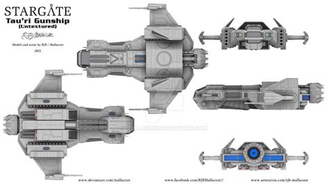 Stargate Tau Ri Gunship Orginal Design By Mallacore On Deviantart In 2022 Stargate